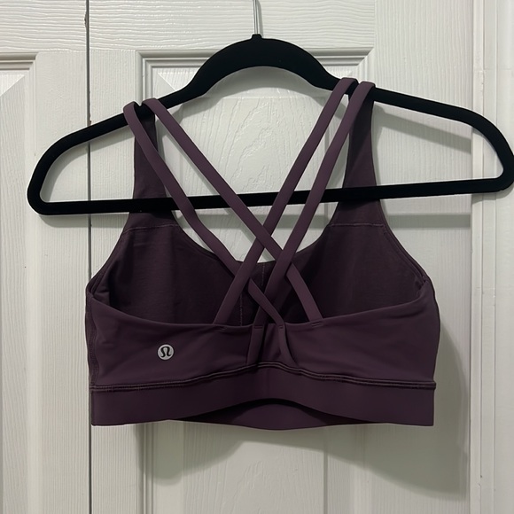 Lululemon Purple Energy Bra 8 - Picture 2 of 3